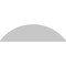 Ekena Millwork Segment Arch 3 Spoke Architectural Grade PVC Pediment, 78"W x 20-1/2"H x 2"P PEDPS078X205SEG03 - alternate 5